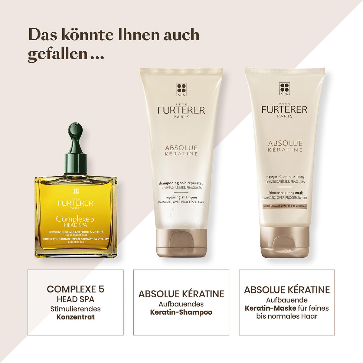 René Furterer Absolue Kératine Building Keratin Care Cream Leave-In 100 ml - 5
