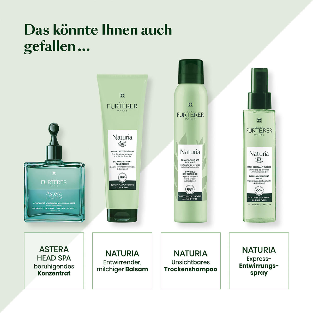 René Furterer Naturia Gentle Micellar Shampoo Refill 400 ml - 5