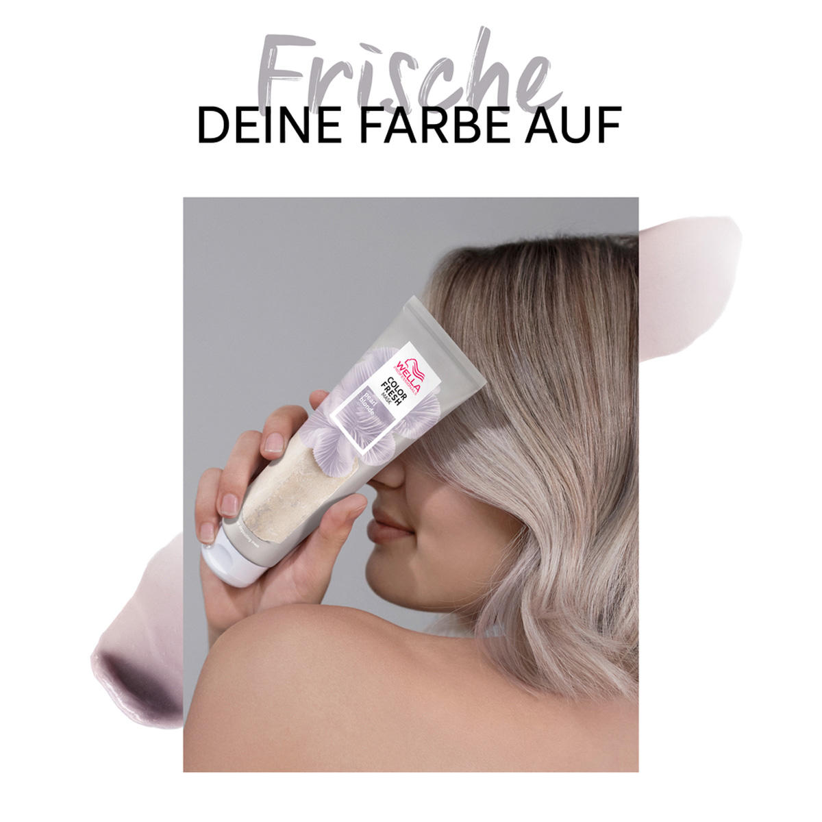 wella color fresh mask pearl blonde vorher nachher