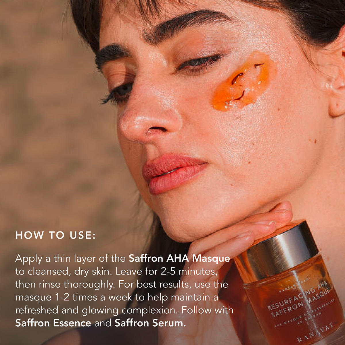 RANAVAT FLAWLESS VEIL Resurfacing Saffron Masque 50 ml - 5