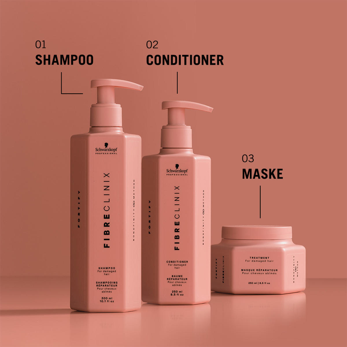 Schwarzkopf Professional Fibre Clinix Fortify Treatment 250 ml - 5
