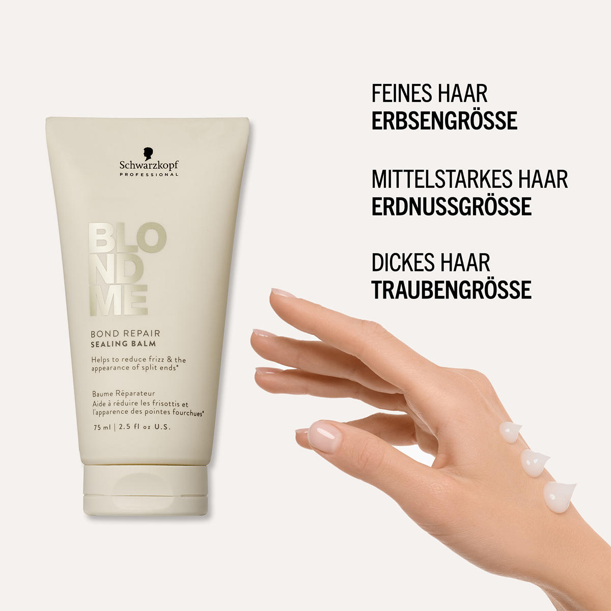 Schwarzkopf Professional BLONDME Bond Repair Sealing Balm 75 ml - 5