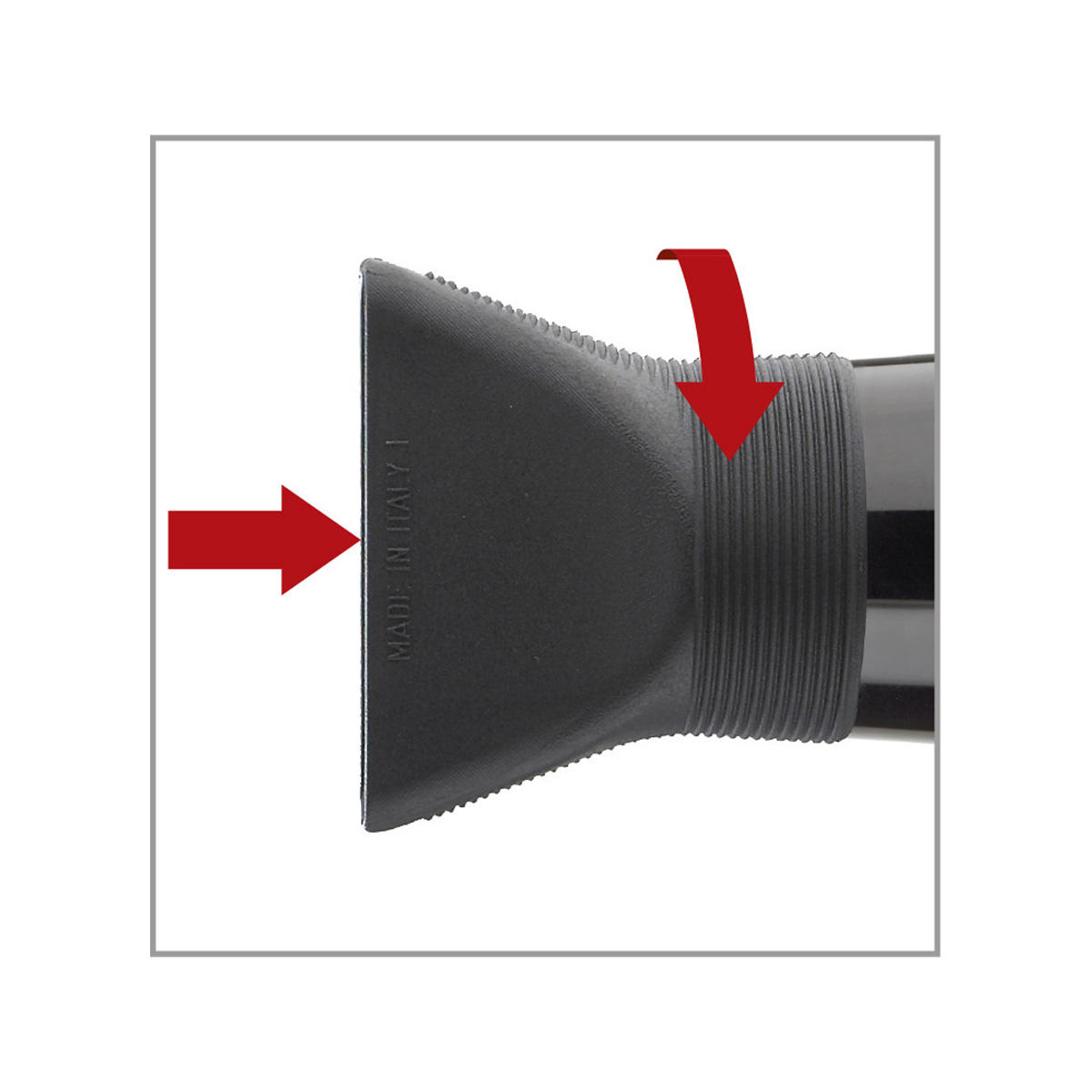 Gamma+ Sèche-cheveux 3500 Power Nylon Black  - 5