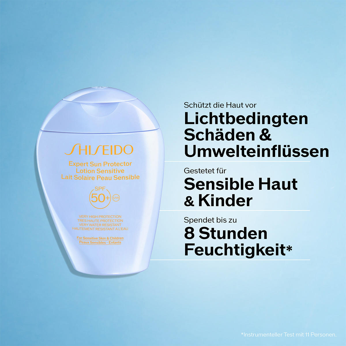 Shiseido Expert Sun Protector Lotion Sensitive SPF50+ 150 ml - 5