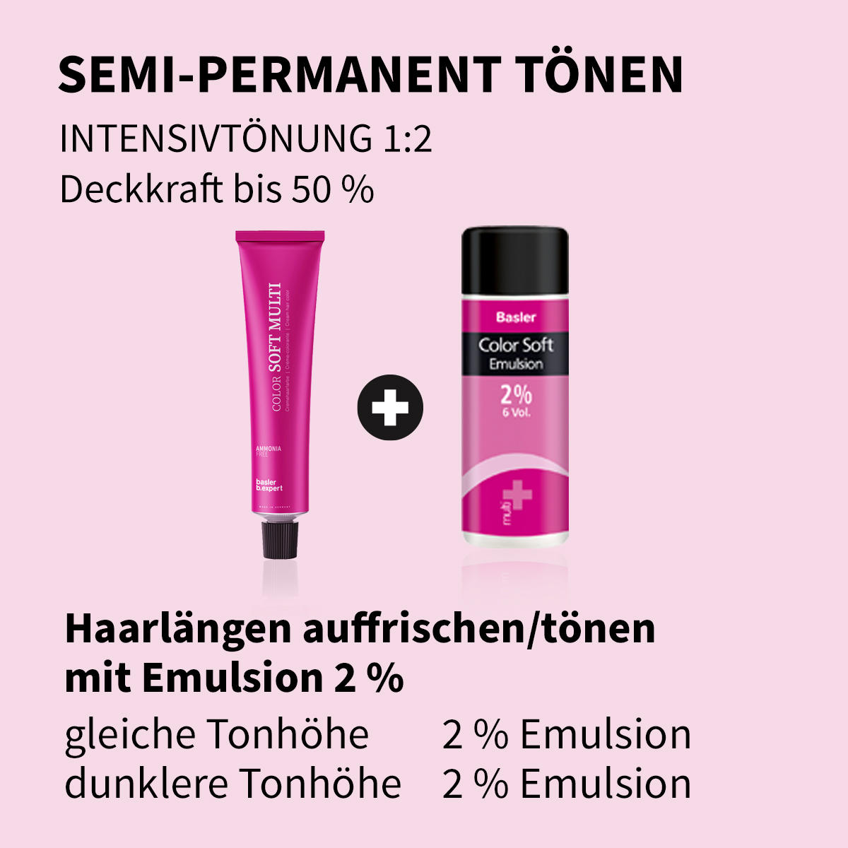basler Color Soft multi Caring Cream Color 8/45 hellblond rot mahagoni, Tube 60 ml - 5