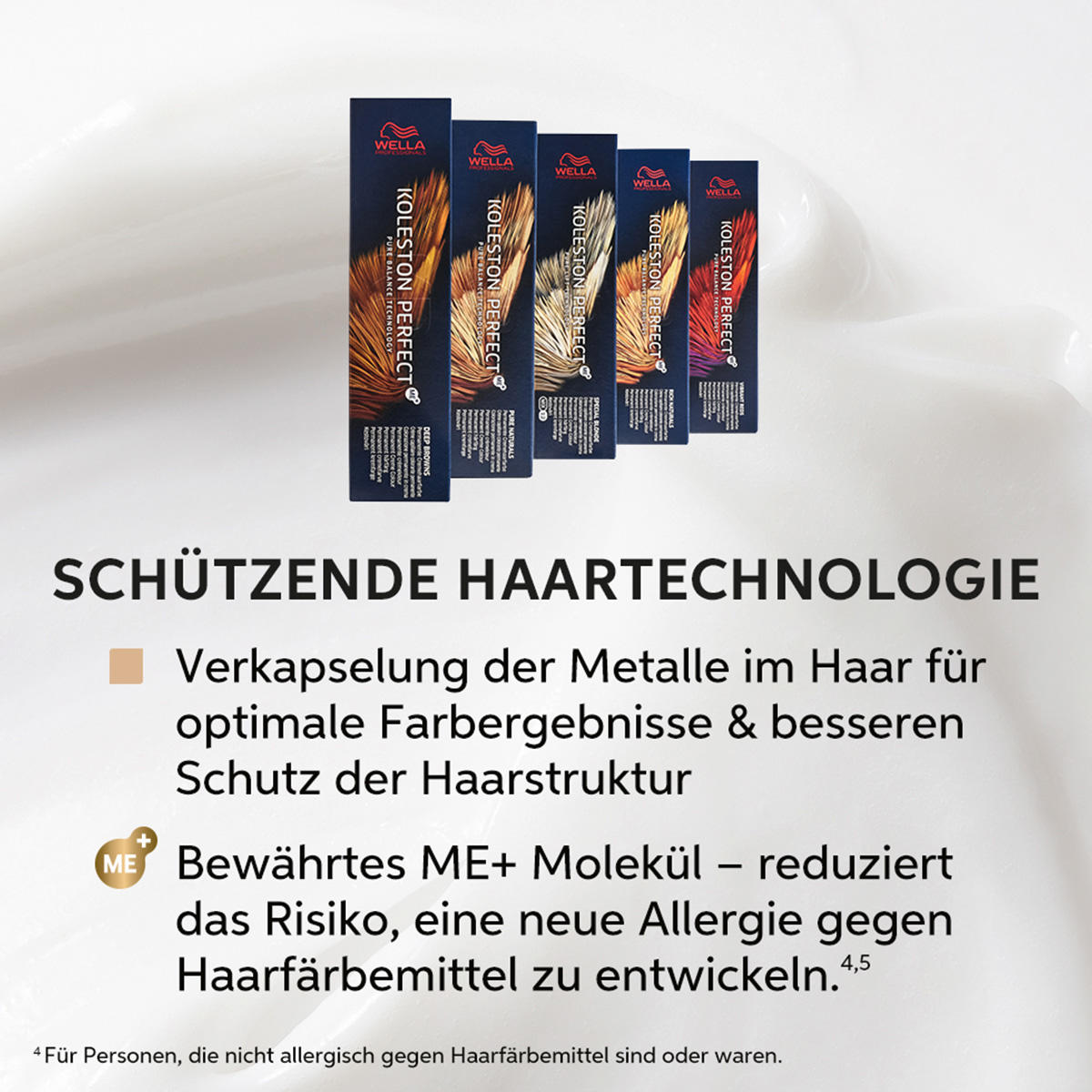 Wella Professionals Koleston Perfect ME+ Pure Naturals 6er Set 4/0 Mittelbraun 6 x 60 ml - 6