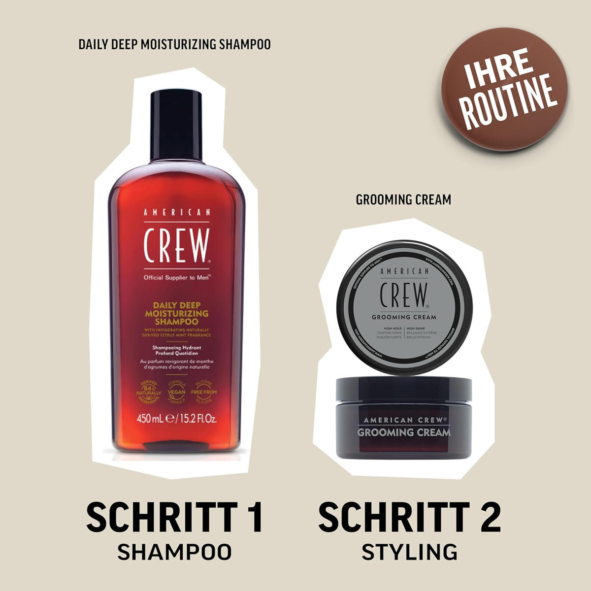 American Crew Grooming Cream 85 g - 6