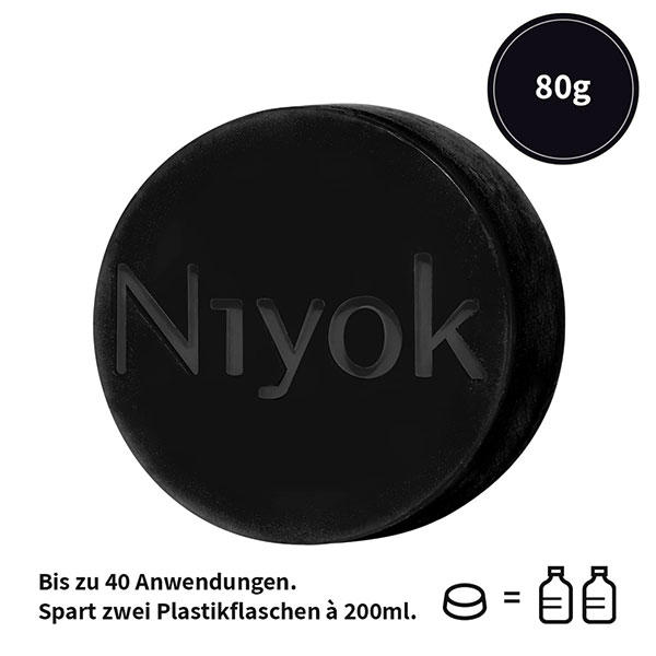 Niyok Solid face cleanser - Patchouli 80 g - 6