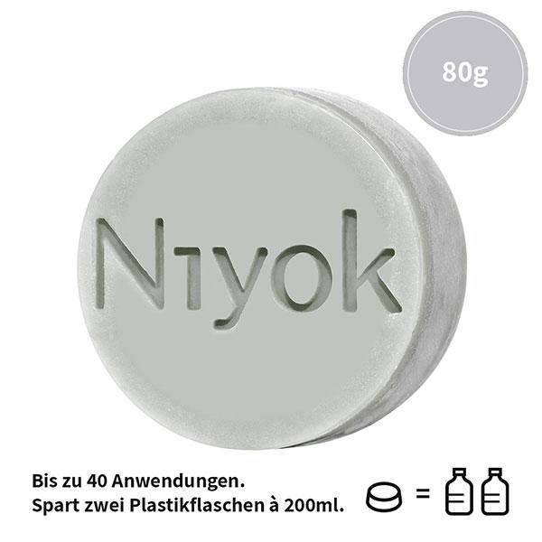 Niyok 4 in 1 feste Dusche - Athletic grey 80 g - 6