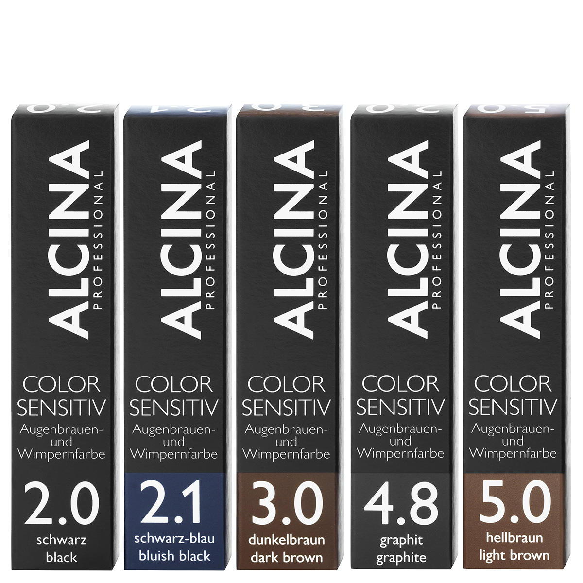 Alcina Color Sensitiv Teinture pour sourcils et cils 2.0 Schwarz Tube 17 ml - 6