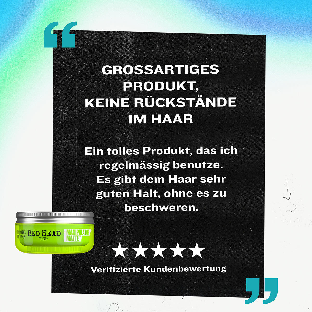 TIGI BED HEAD Manipulator Matte Styling Paste starker Halt 57 g - 6