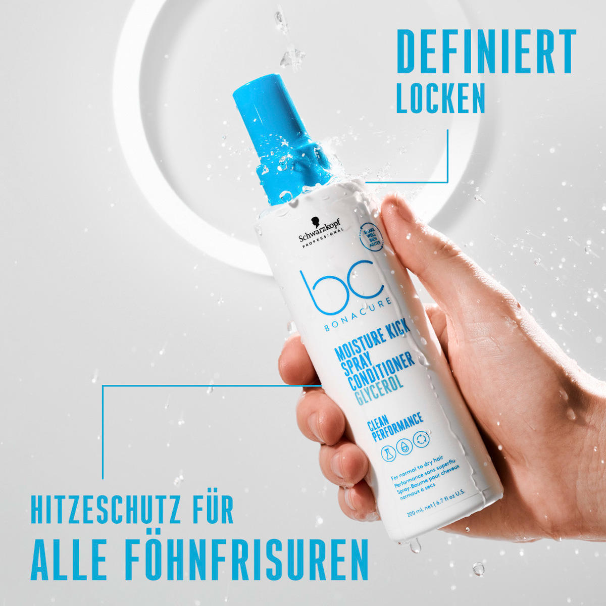 Schwarzkopf Professional BC Bonacure MOISTURE KICK Spray Conditioner 400 ml - 6