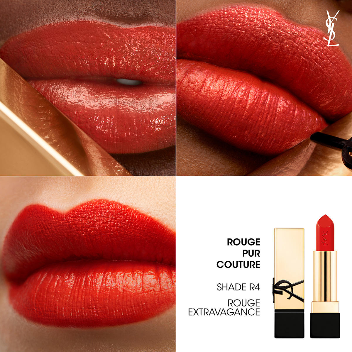 Yves Saint Laurent Rouge Pur Couture Lipstick R4 Rouge Extravagance - 6