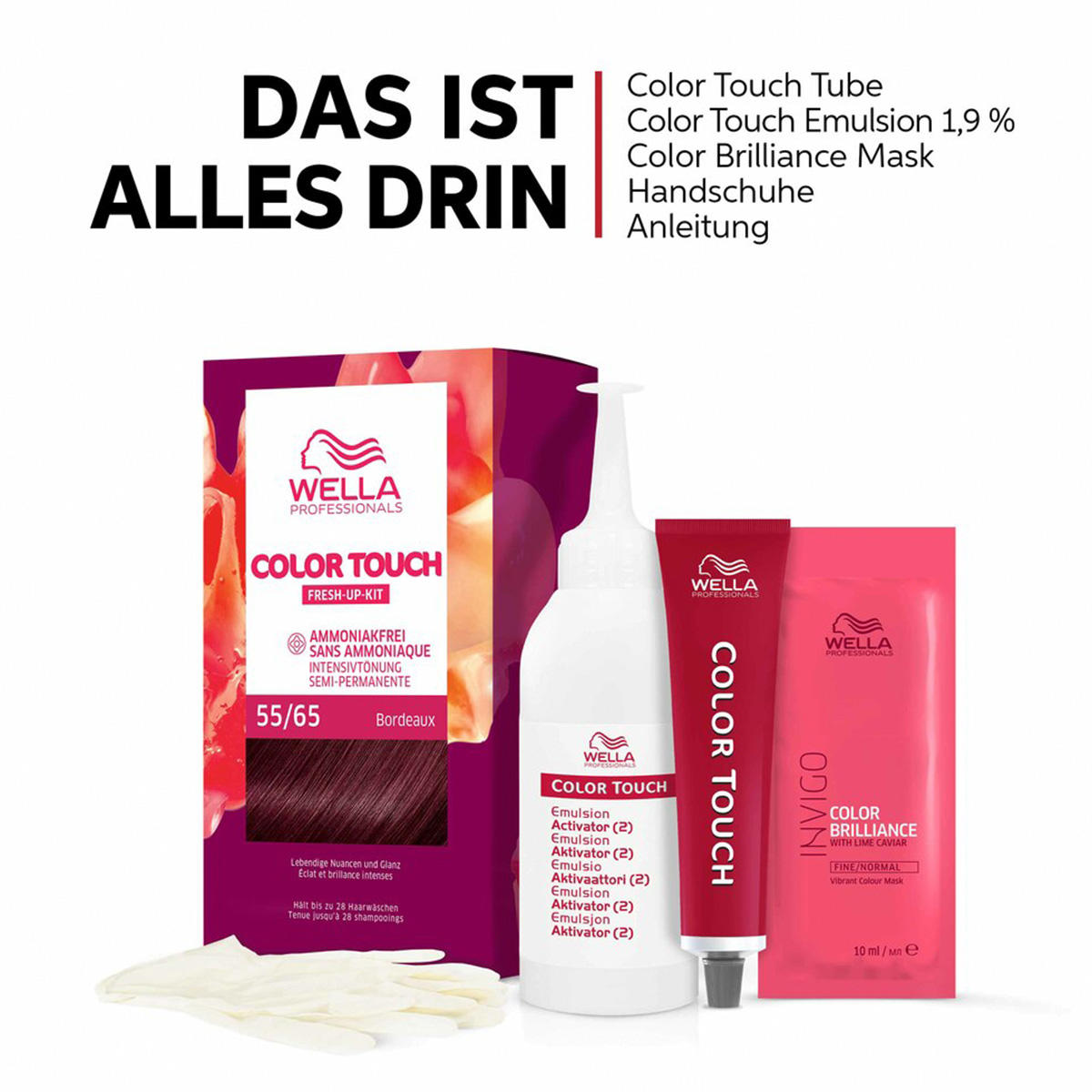 Wella Color Touch Fresh-Up-Kit 5/0 Lichtbruin 130 ml - 6