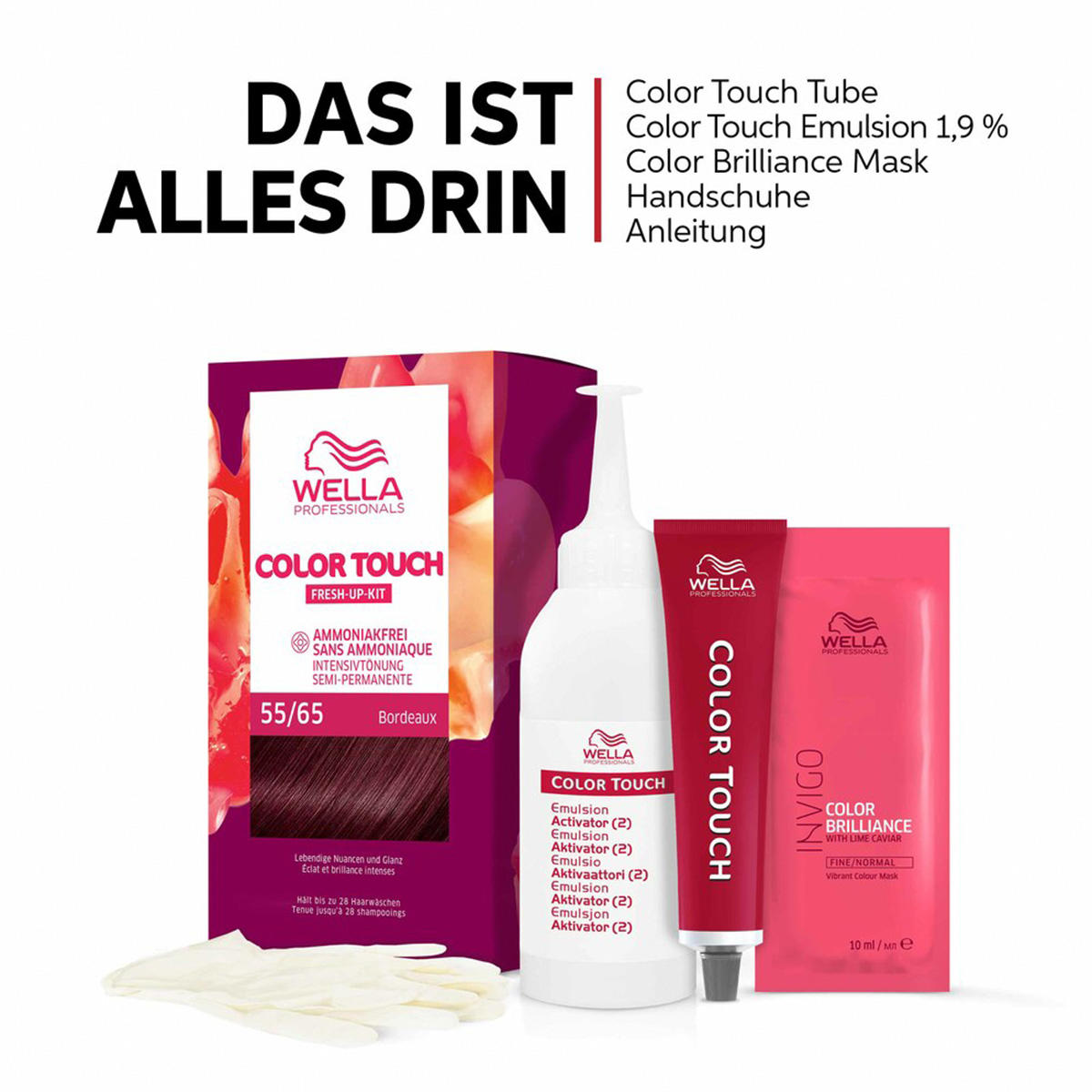 Wella Color Touch Fresh-Up-Kit 6/71 Donkerblond bruin-wit 130 ml - 6