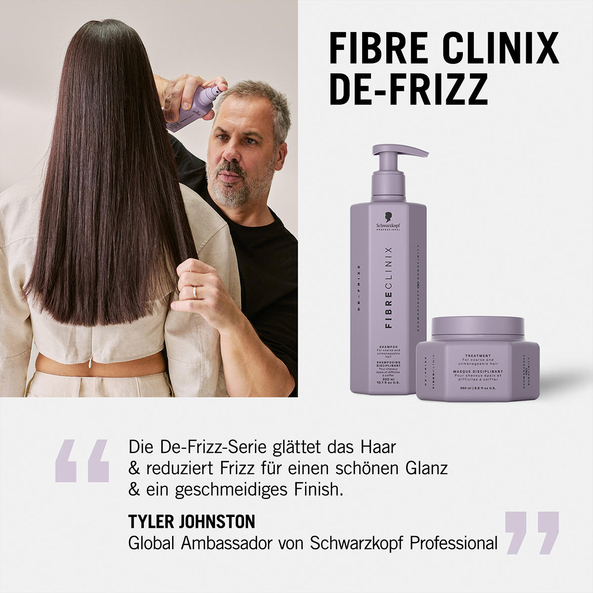 Schwarzkopf Professional FIBRE CLINIX De-Frizz Treatment 250 ml - 6