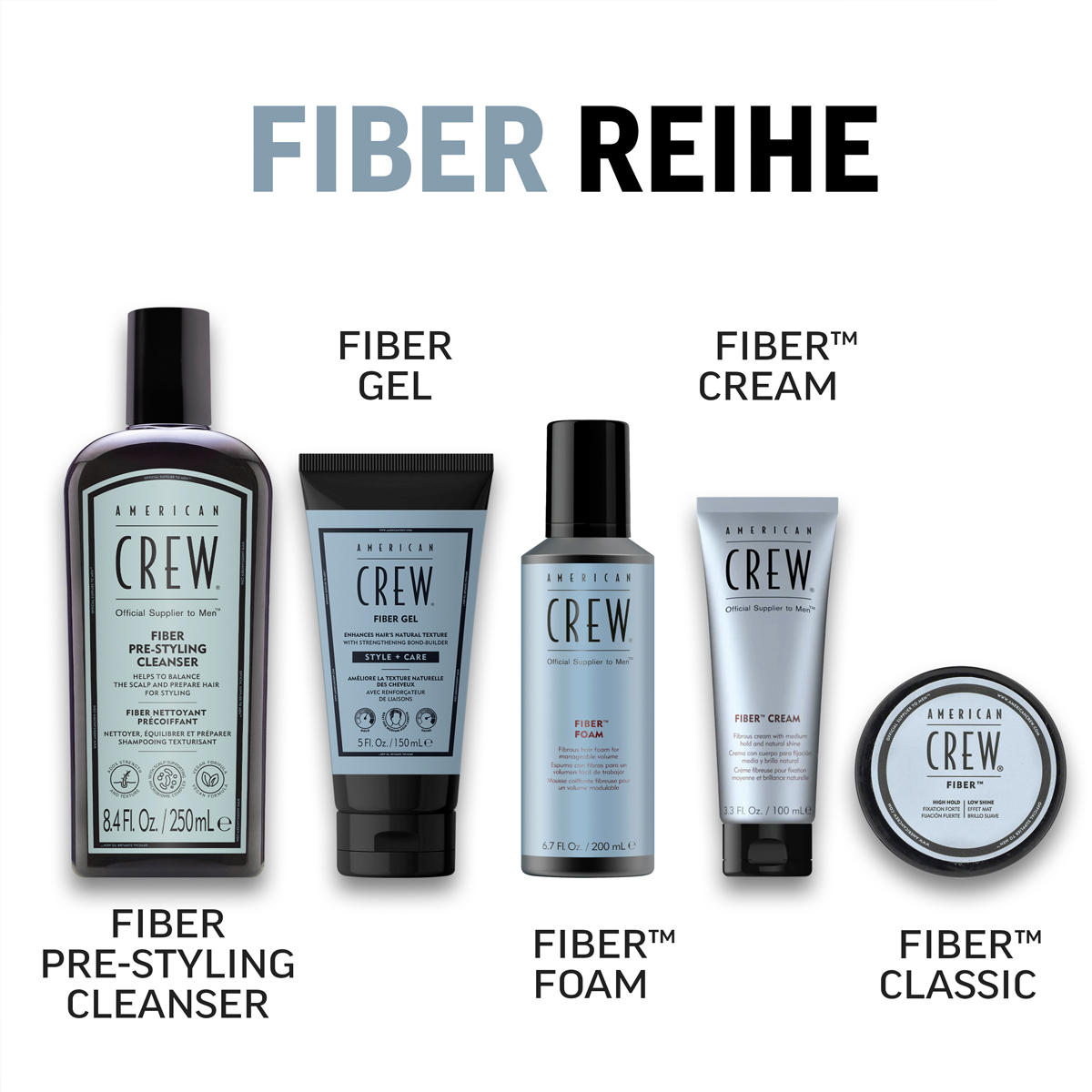 American Crew Fiber Gel mittlerer Halt 150 ml - 6
