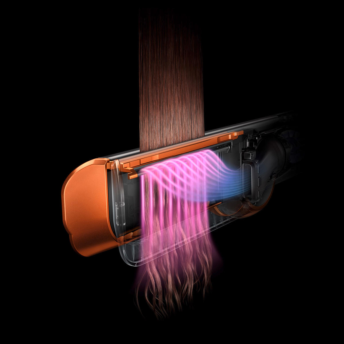 Dyson Airstrait Stijltang fluweelrood en goud  - 6