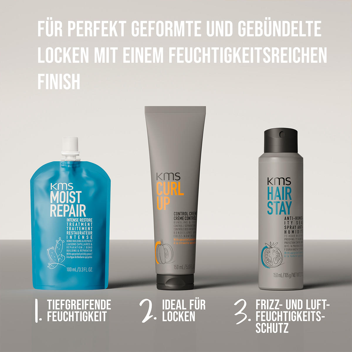 KMS CURLUP Control Creme 150 ml - 6
