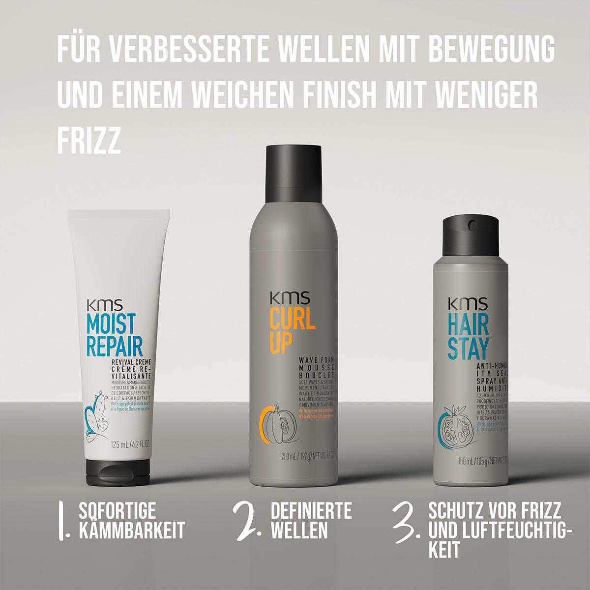 KMS CURLUP Wave Foam 200 ml - 6