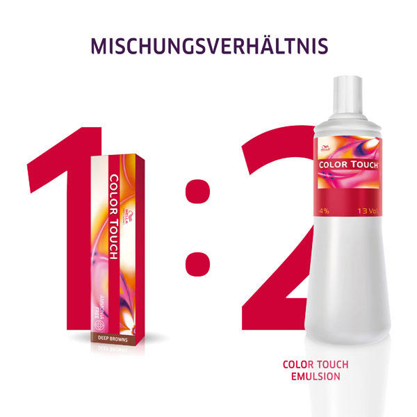 Wella Professionals Color Touch 8/71 Hellblond Braun Asch – Semi-permanente Haarfarbe, 60 Ml | Für Salons