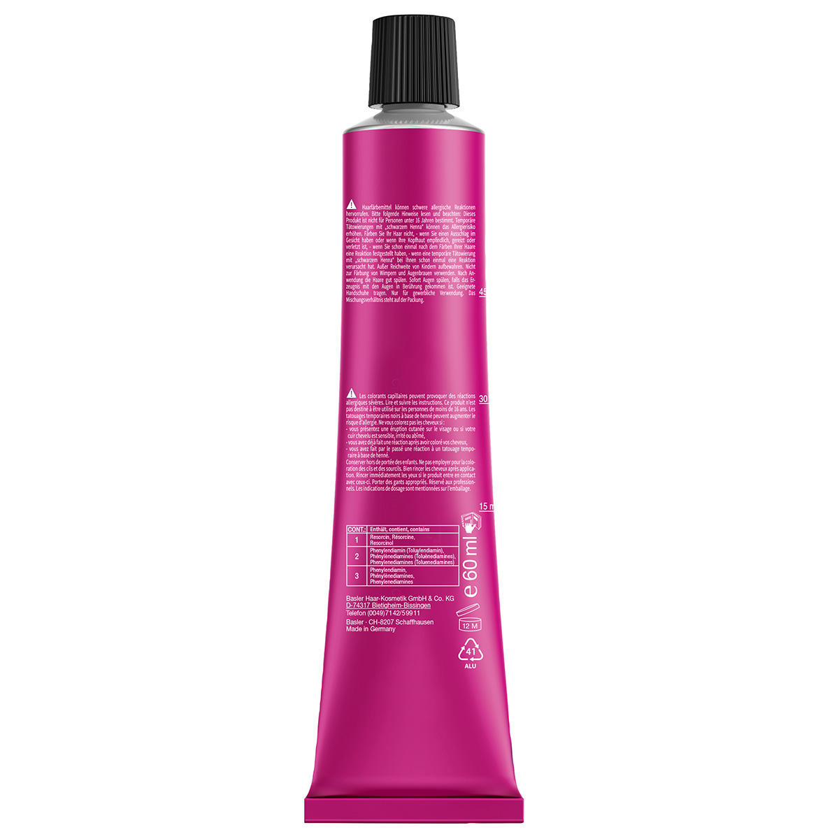 basler Color Soft multi Caring Cream Color fuchsia, Tube 60 ml - 7