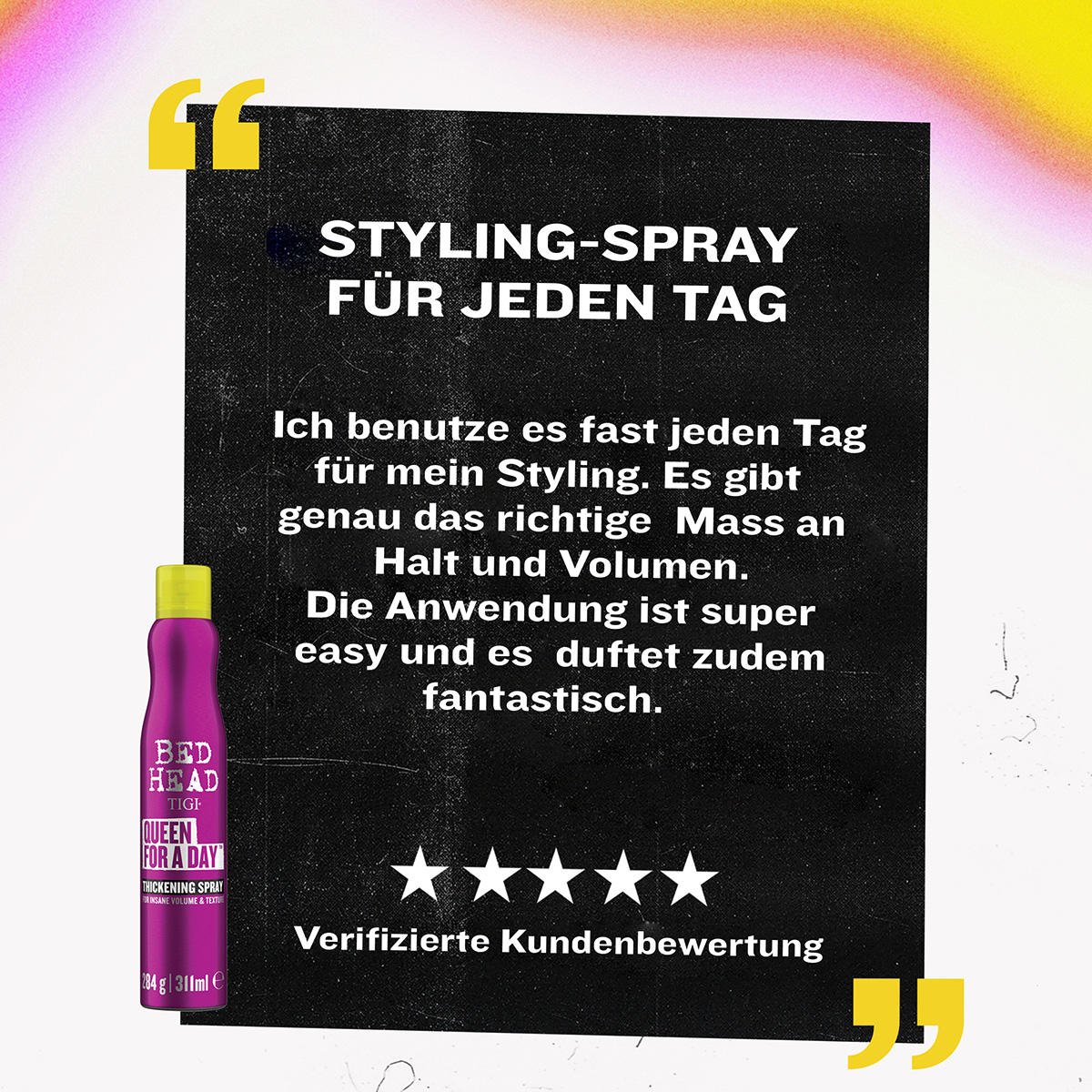 TIGI BED HEAD Queen For A Day Thickening Spray 311 ml - 7