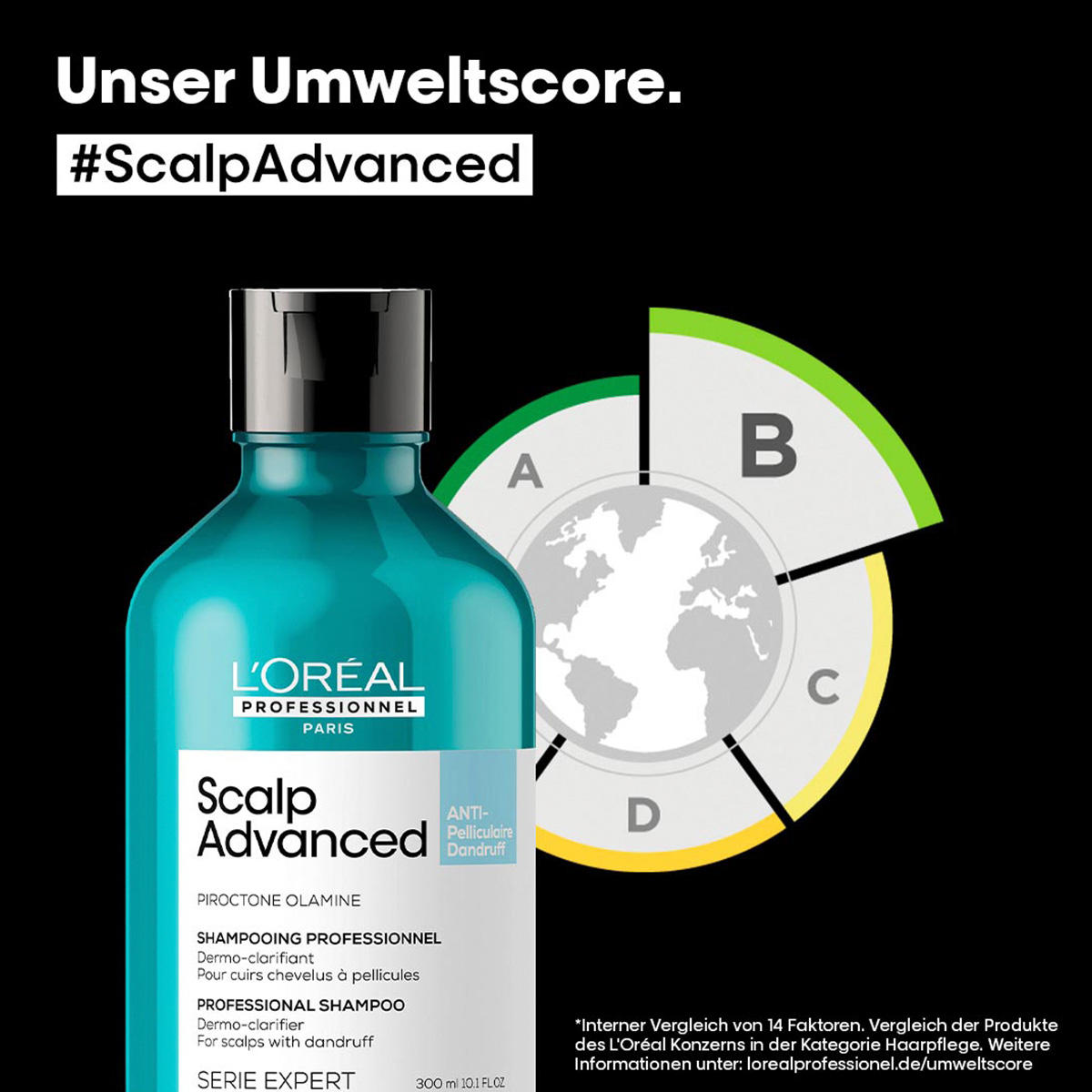 L'Oréal Professionnel Paris Serie Expert Scalp Advanced Anti-Dandruff Dermo-Clarifier Shampoo 300 ml - 7
