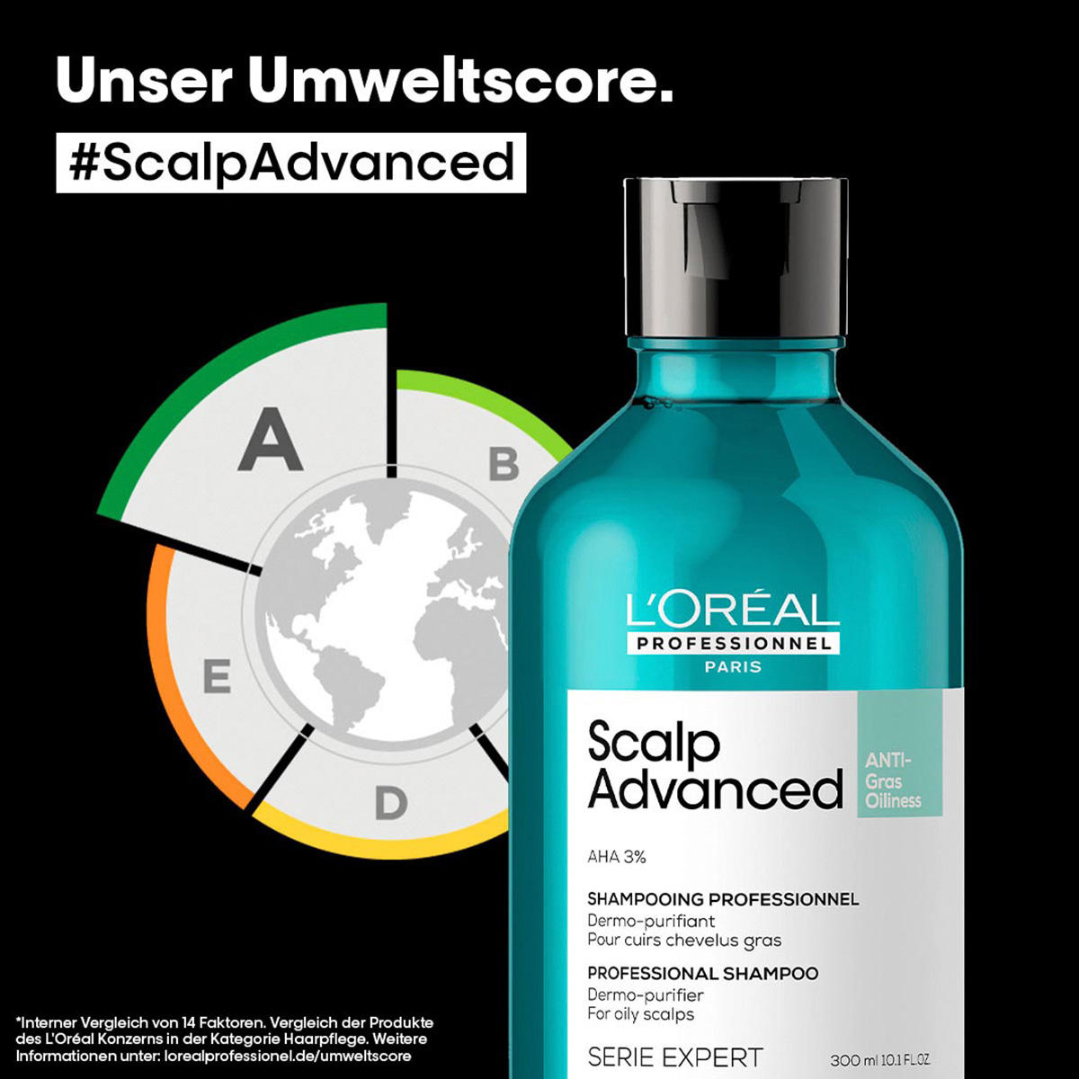 L'Oréal Professionnel Paris Serie Expert Scalp Advanced Anti-Oiliness Dermo-Purifier Shampoo 300 ml - 7