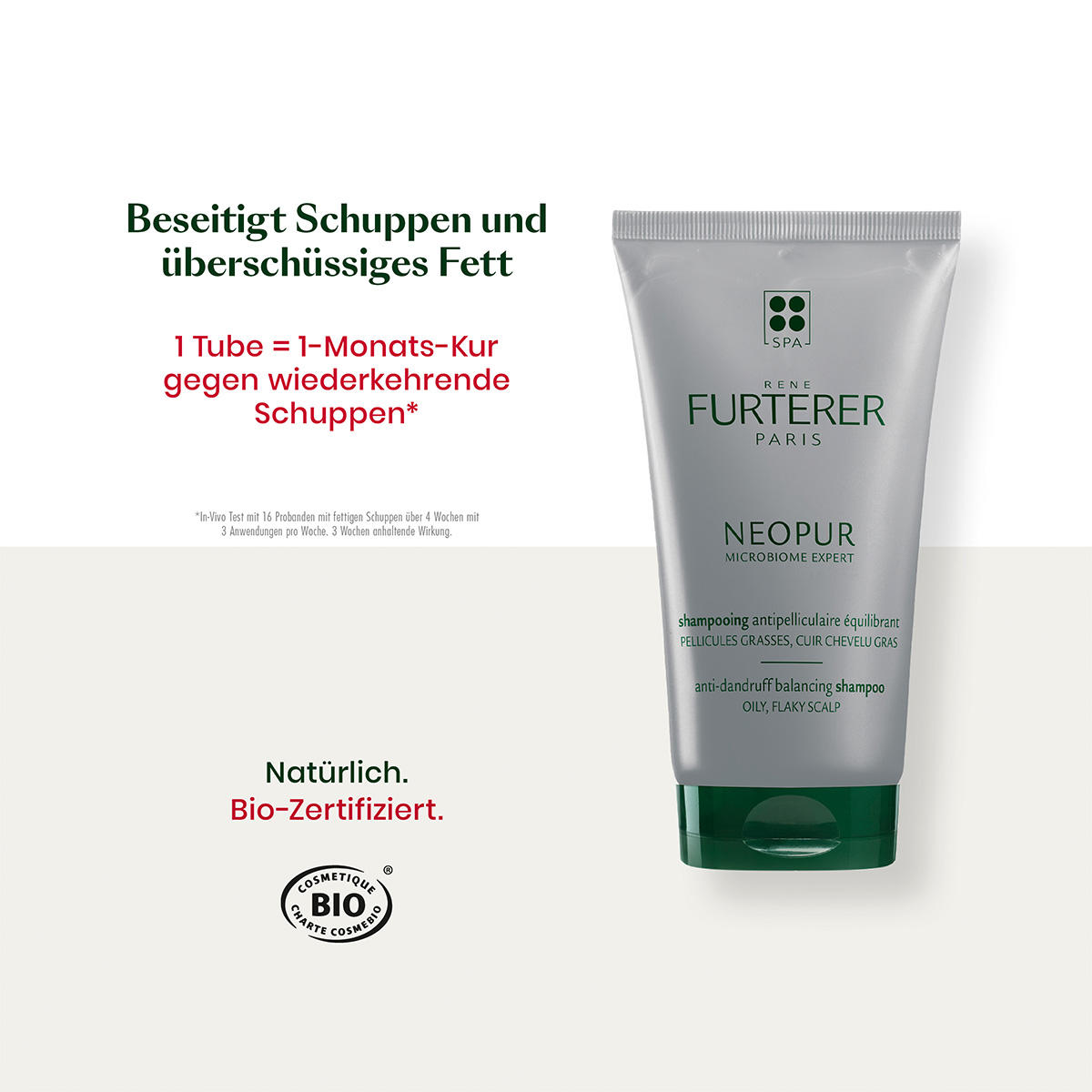 René Furterer Neopur Champú equilibrante anticaspa para cuero cabelludo graso 150 ml - 7