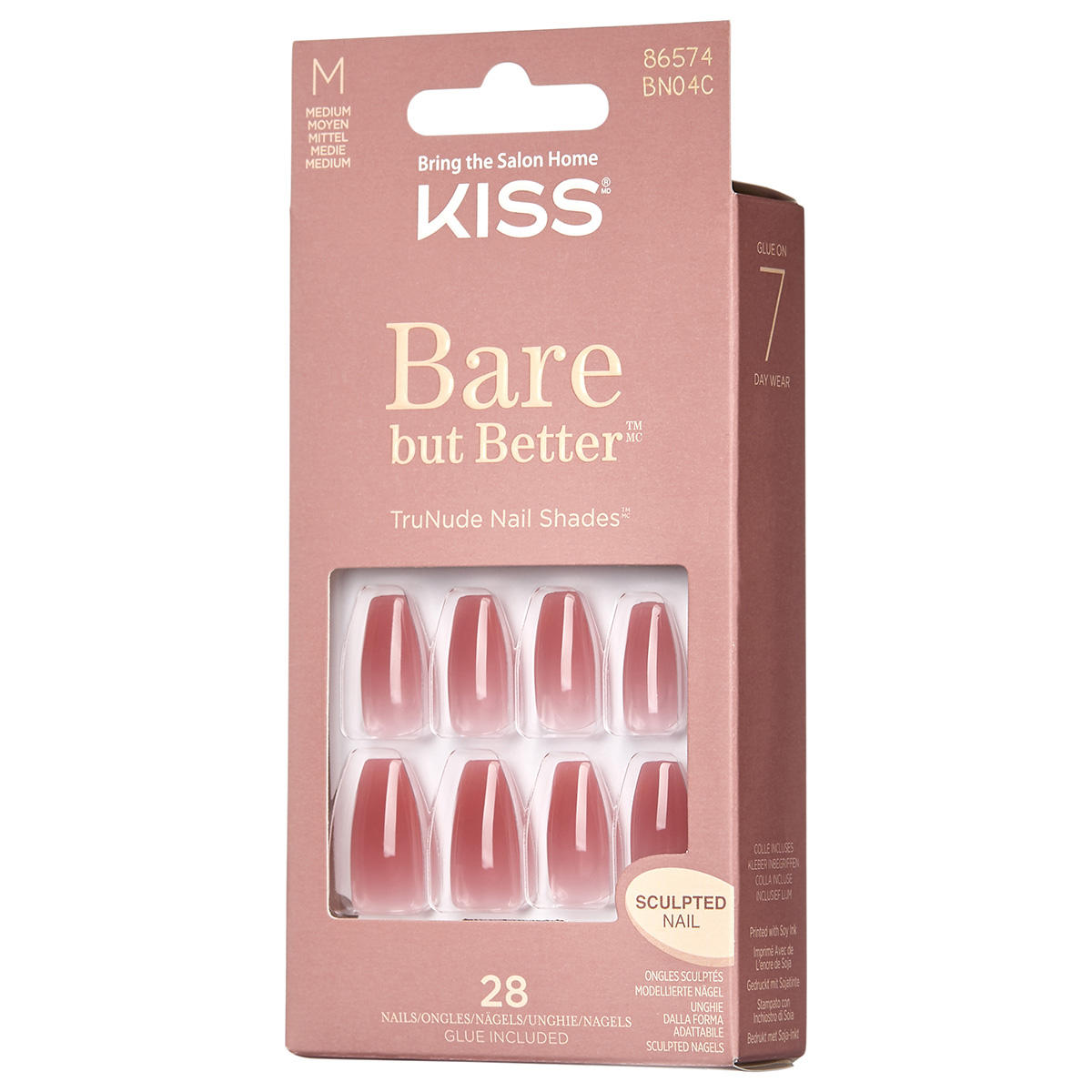 KISS Bare but Better Nails - Nude Nude  - 7