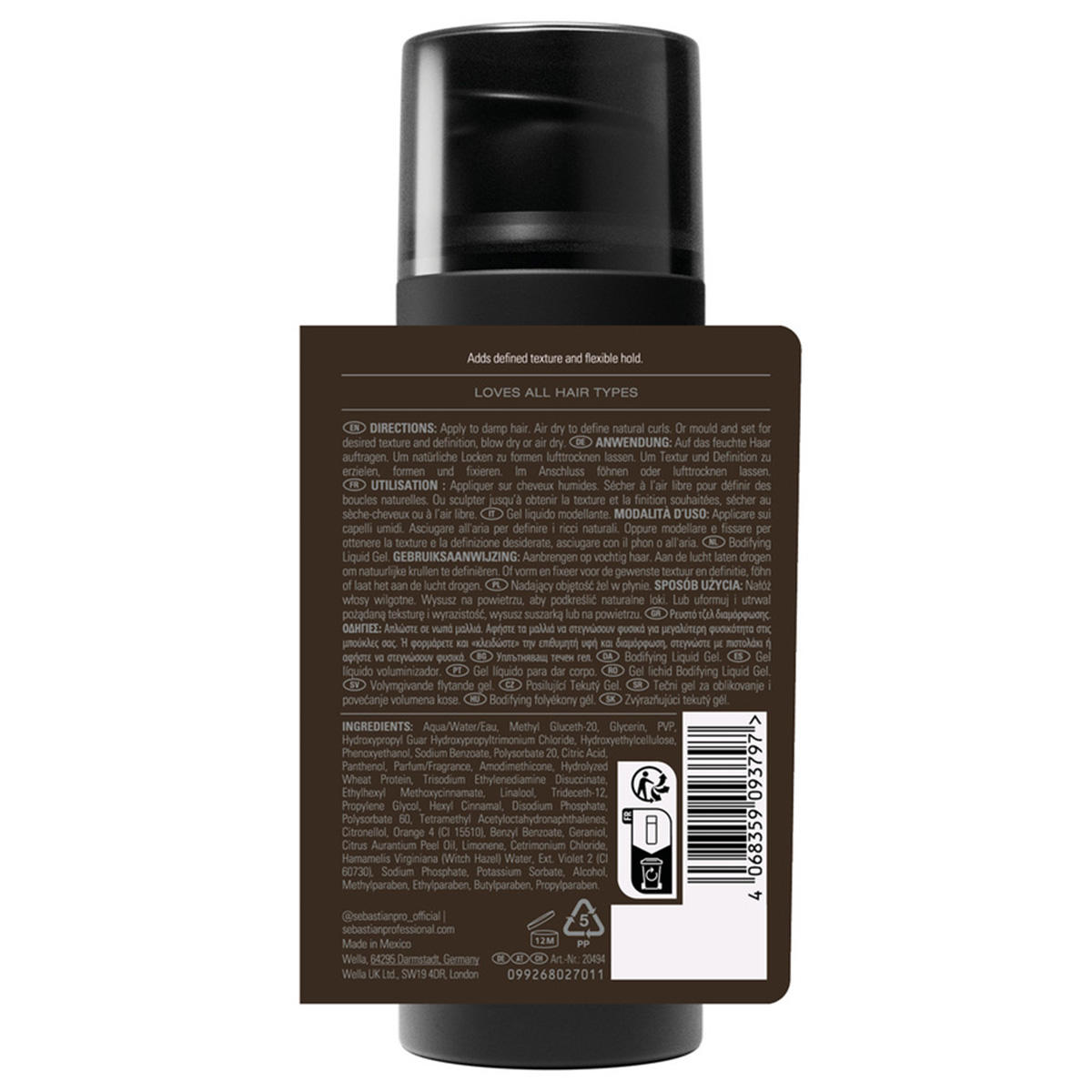 Sebastian Texturizer Bodifying Liquid Gel mittlerer Halt 145 ml - 7