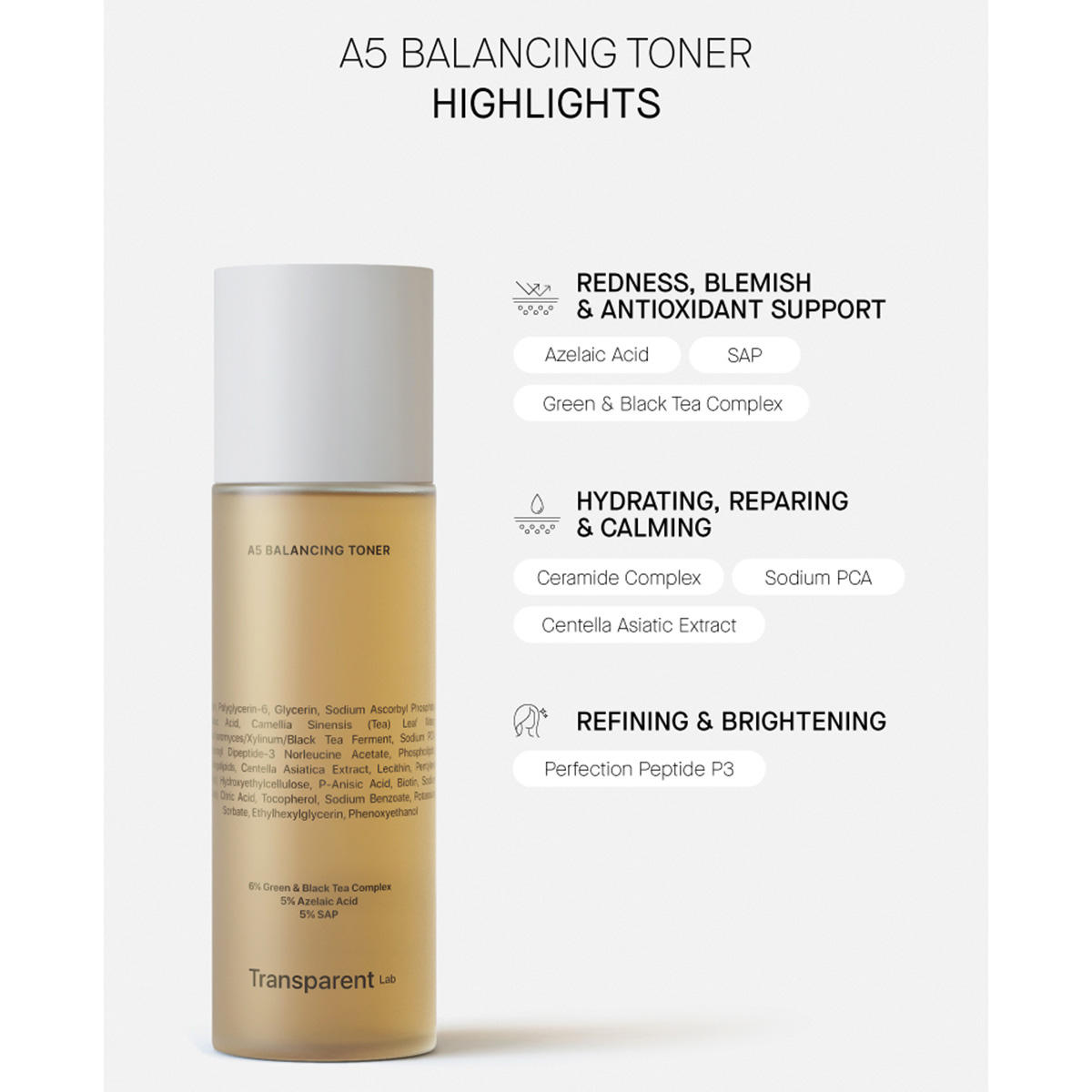 Transparent Lab A5 Balancing Toner 130 ml - 7