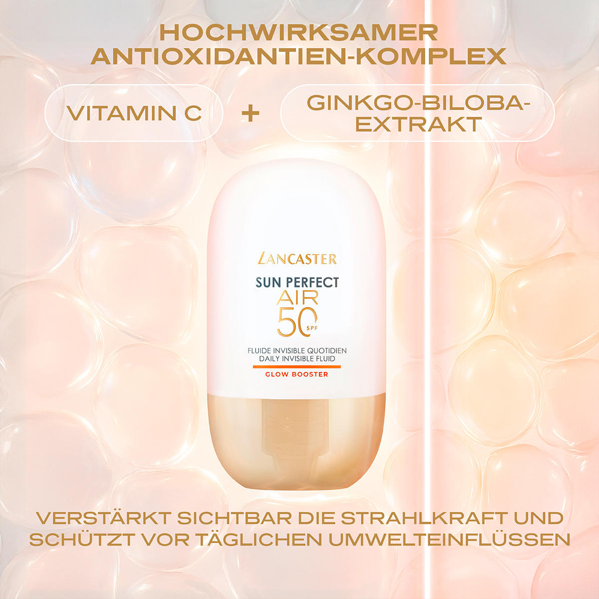 Lancaster Sun Perfect Air Daily Invisible Fluid SPF 50 Glow Booster 40 ml - 7