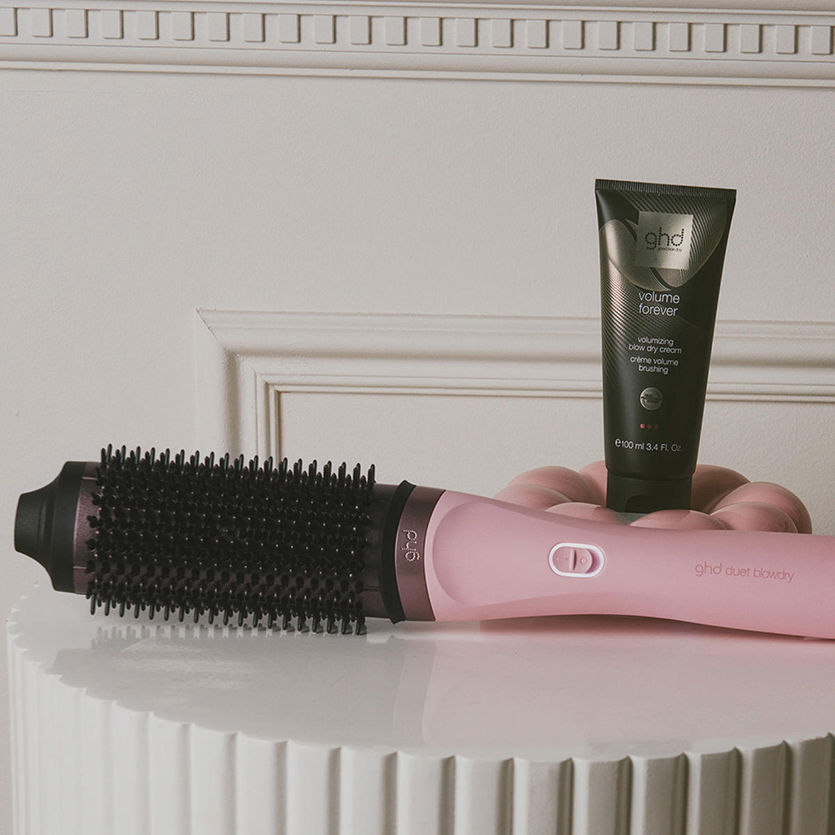 ghd duet blowdry™ Hair Dryer Brush in Dusted Pink  - 7