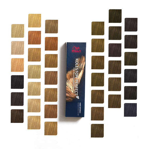 Wella Professionals Koleston Perfect ME+ Pure Naturals 6er Set 4/0 Mittelbraun 6 x 60 ml - 8