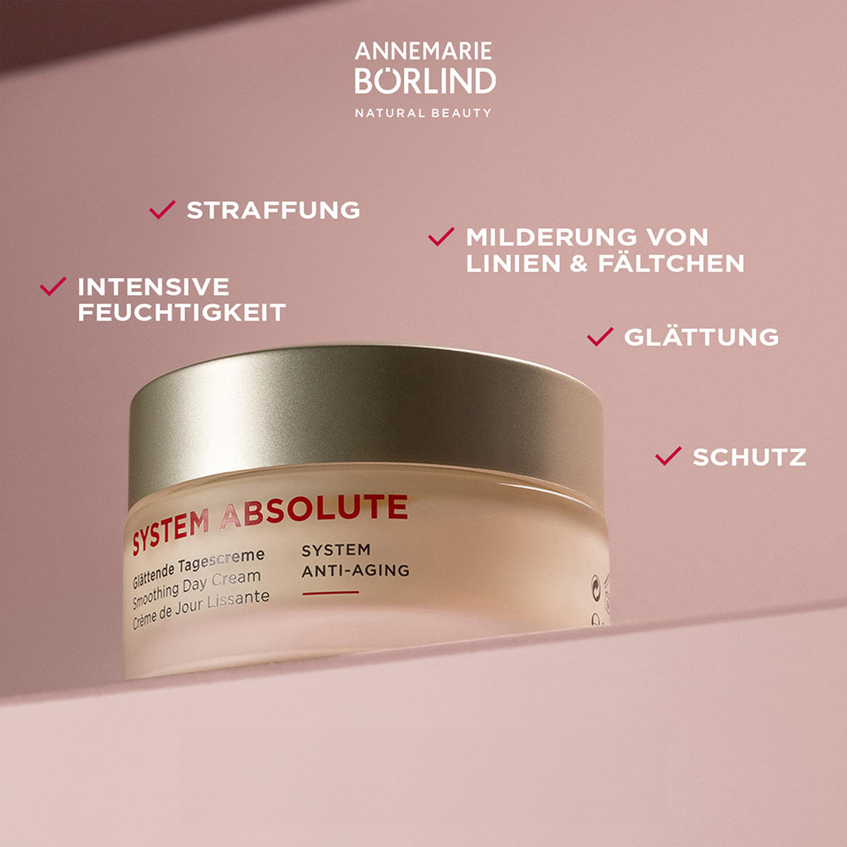 ANNEMARIE BÖRLIND SYSTEM ABSOLUTE SYSTEM ANTI-AGING Glättende Tagescreme 50 ml - 8