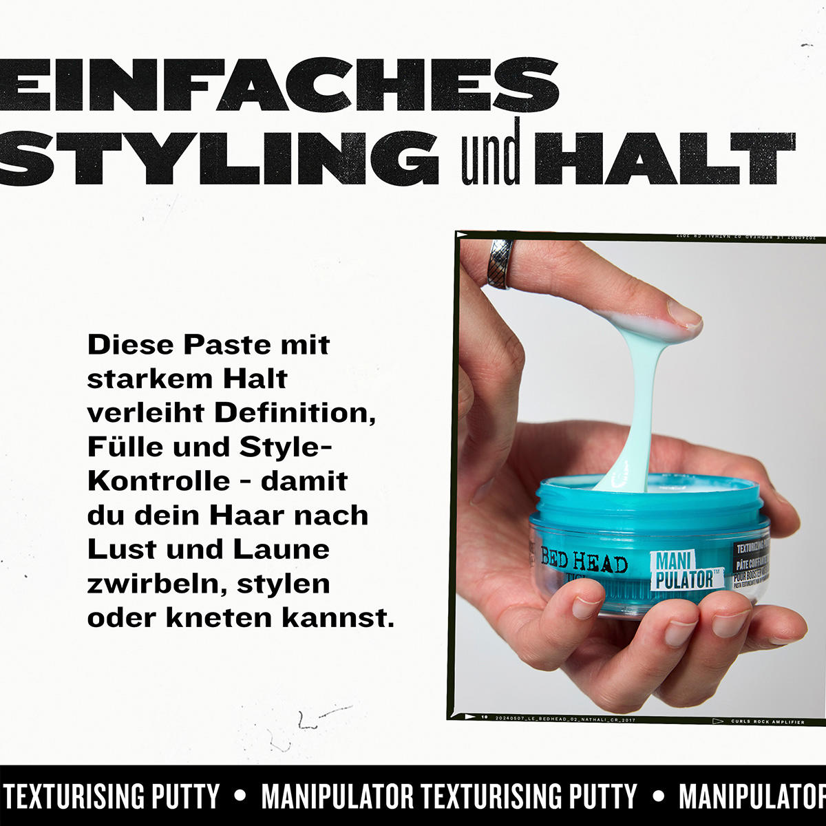 TIGI BED HEAD Manipulator Styling Paste strong hold 57 g - 8