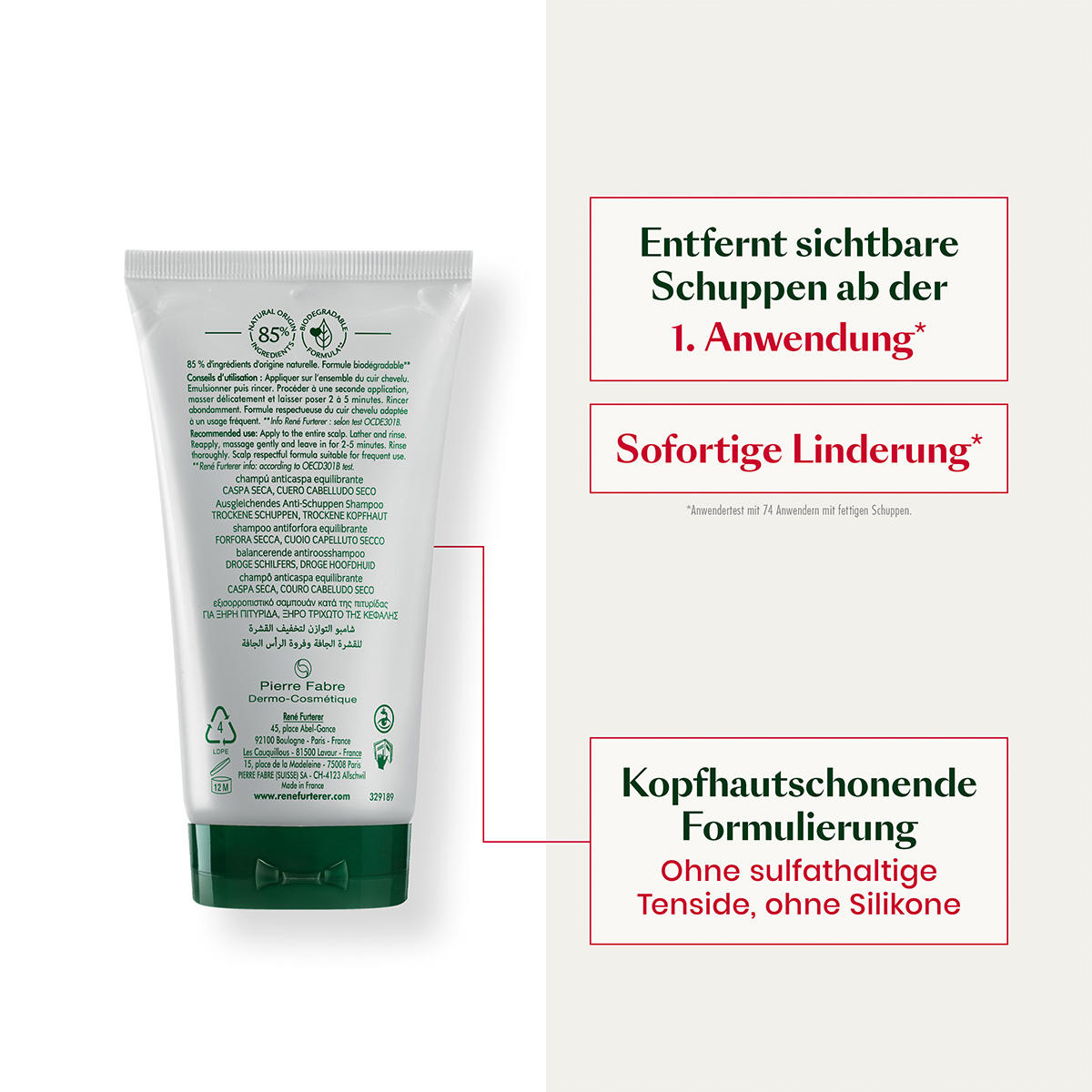 René Furterer Neopur Ausgleichendes Anti-Schuppen Shampoo für trockene Kopfhaut 150 ml - 8