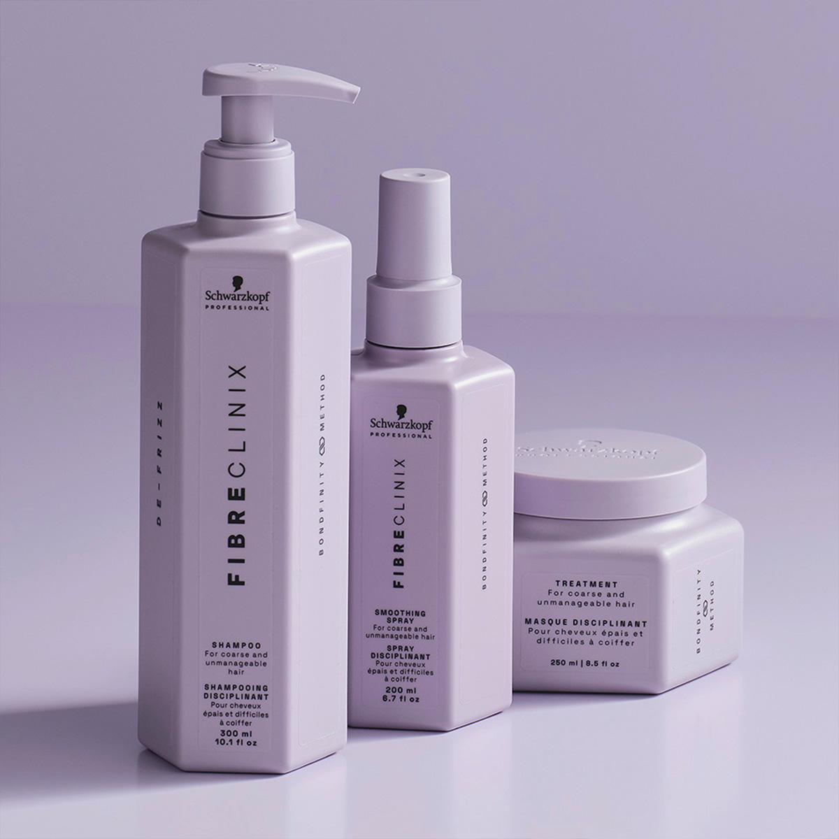 Schwarzkopf Professional FIBRE CLINIX De-Frizz Treatment 250 ml - 8