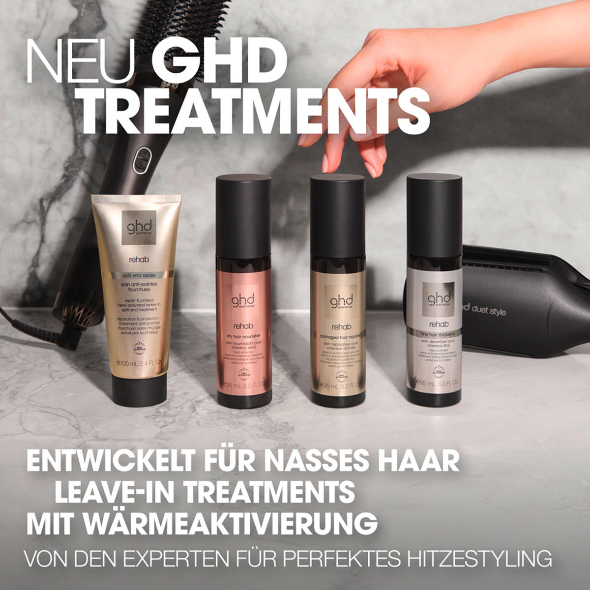ghd rehab fine hair thickener 95 ml - 8