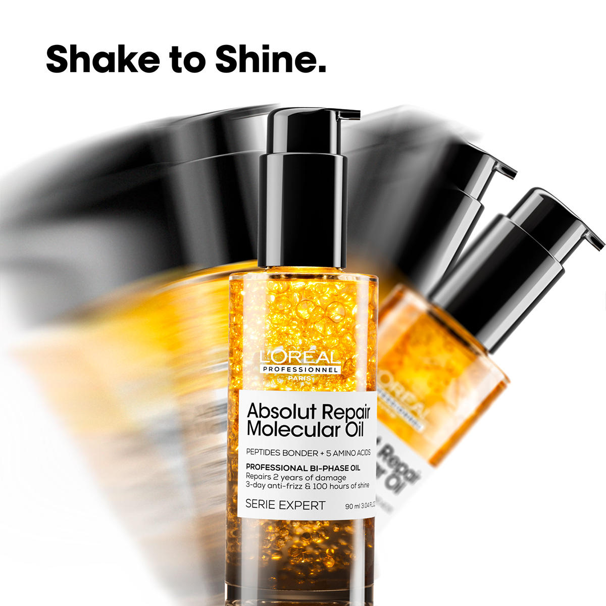 L'Oréal Professionnel Paris Serie Expert Absolut Repair Molecular Professional Bi-Phase Oil 90 ml - 8