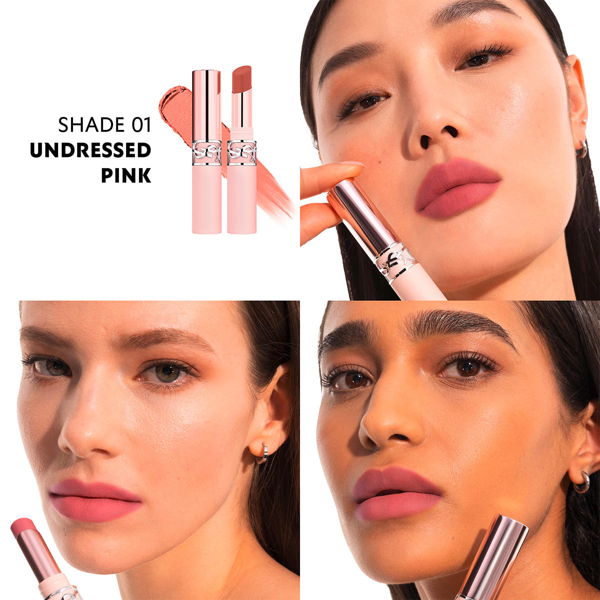 Yves Saint Laurent Lovenude Lip Blusher 01 Undressed Pink - 8