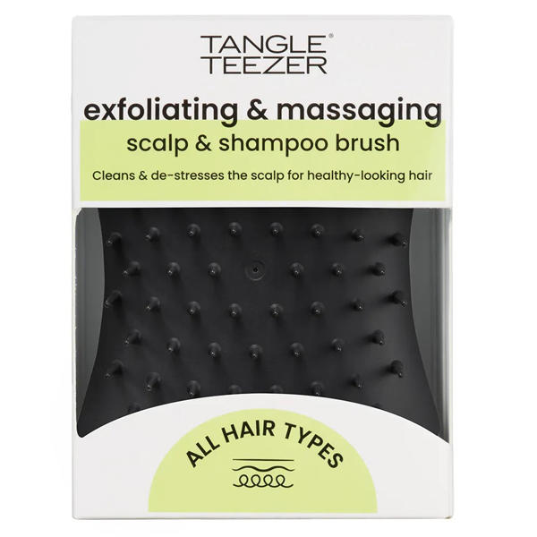 Tangle Teezer Exfoliating & Massaging Scalp Brush Black - 9