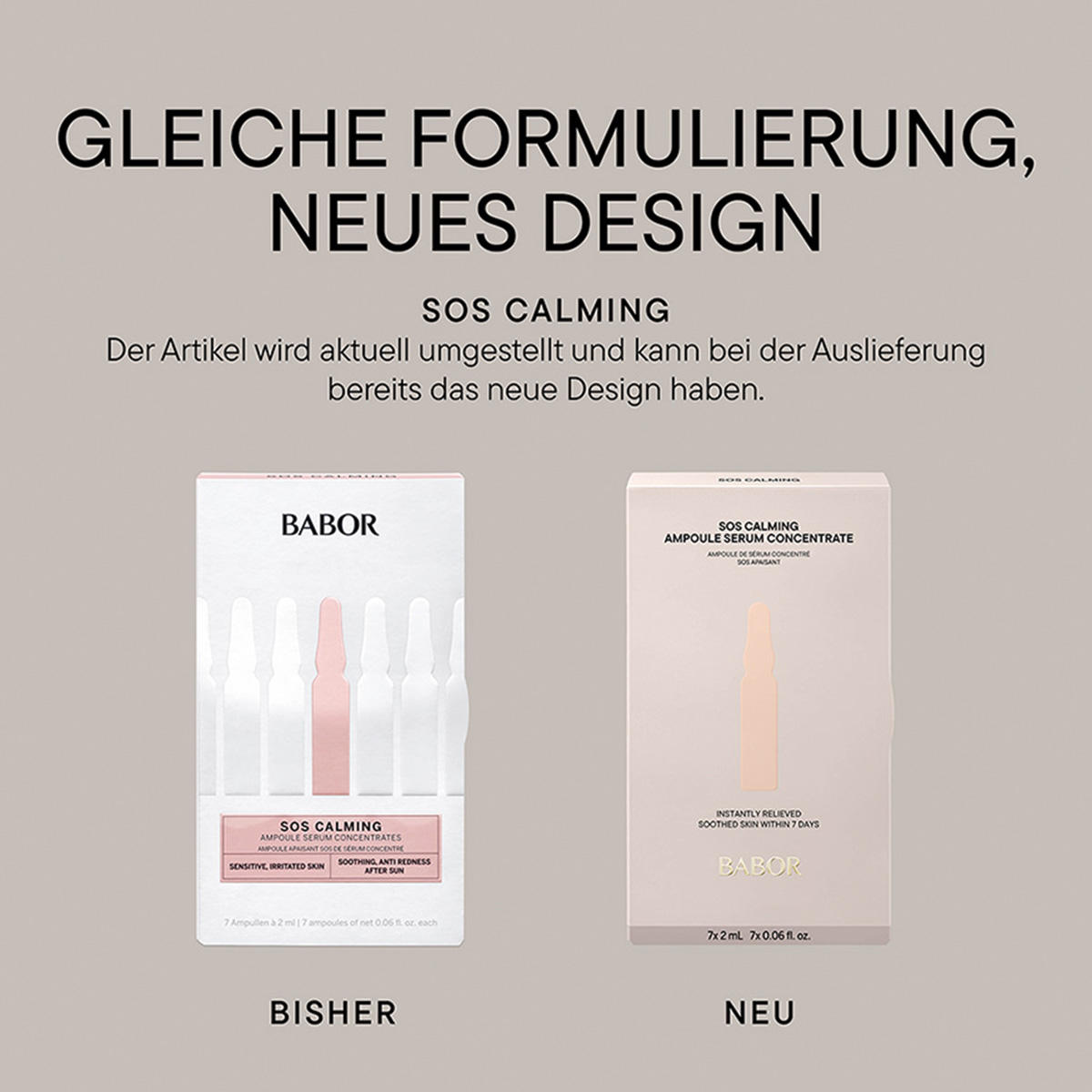 BABOR AMPOULE CONCENTRATES SOS Calming 7 x 2 ml - 9
