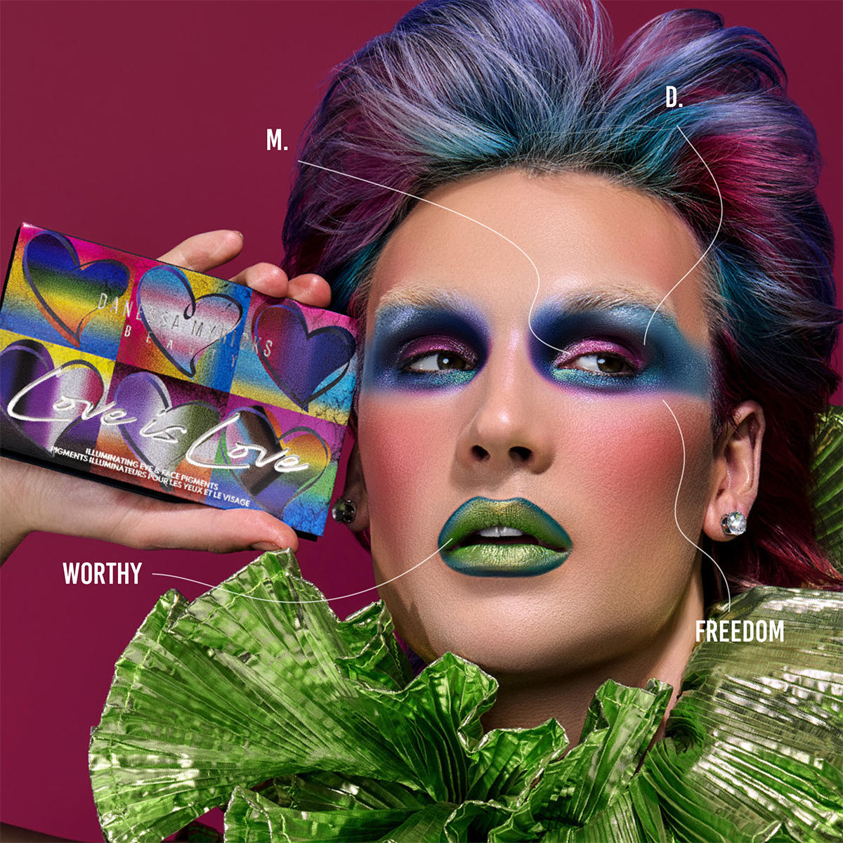 DANESSA MYRICKS BEAUTY PRIDE PALETTE LOVE IS LOVE  - 9