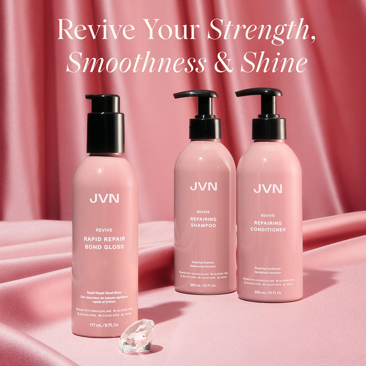 JVN REVIVE Strengthening Shampoo 295 ml - 9