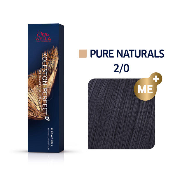 Wella Koleston Perfect ME+ Pure Naturals 2/0 Schwarz, 60 ml