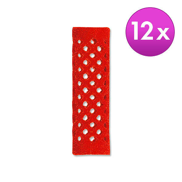 BHK Bigodini Rosso, Ø 18 mm, Per confezione 12 pezzi