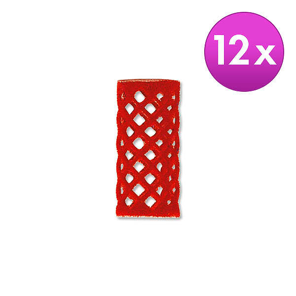   Rouleaux courts Rouge, Ø 18 mm, Par paquet 12 pièces